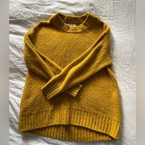 Marigold mock neck cozy sweater